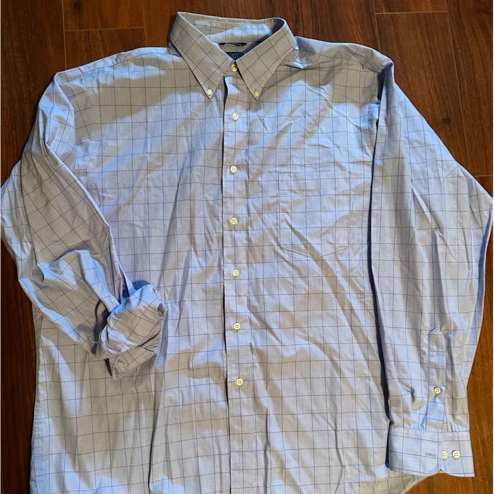 Chaps Oxford Casual Button Up